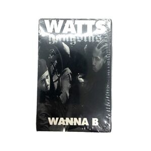 Watts Gangstas – Wanna B PROMO CASSETTE RAP HOOD RAT USA SEALED